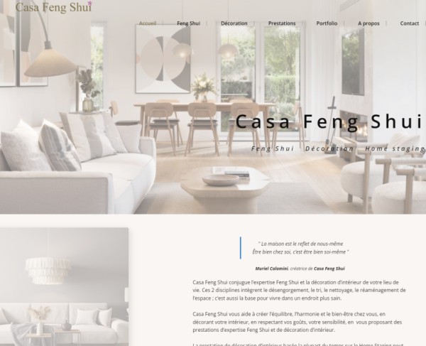 Site Casafengshui par LightPME